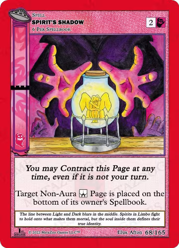 Spirit's Shadow (068/165), First Edition — MetaZoo card price