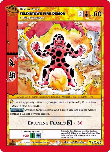 Felixstowe Fire Demon (078/165), First Edition — MetaZoo card price