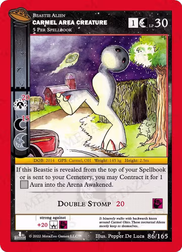 Carmel Area Creature (086/165) — card price
