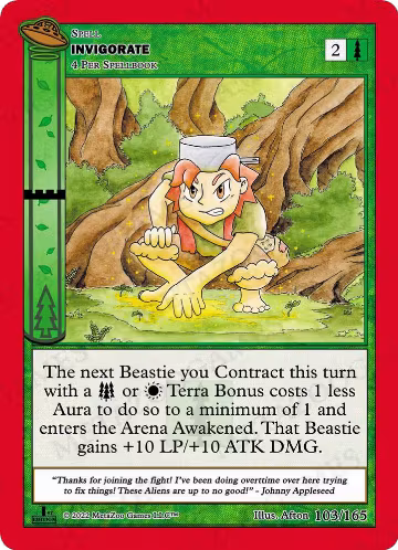 Invigorate (103/165), First Edition — MetaZoo card price