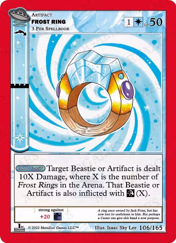 Frost Ring (106/165), First Edition — MetaZoo card price