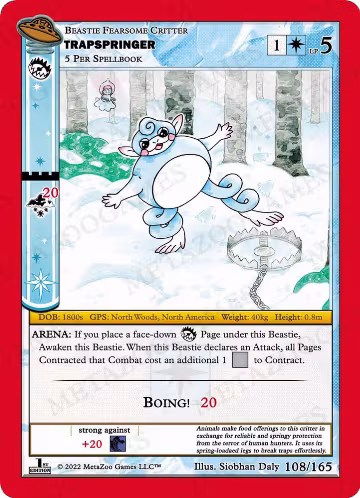 Trapspringer (108/165), First Edition — MetaZoo card price