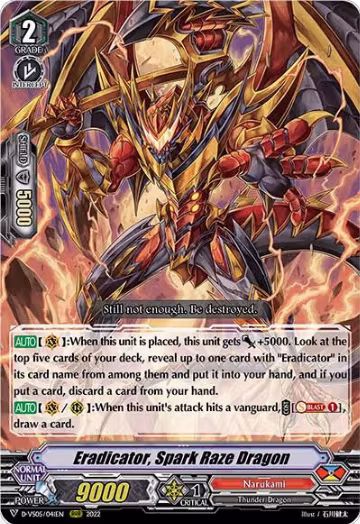 Eradicator, Spark Raze Dragon (D-VS05/041EN), D-VS05: V Clan Collection Vol.5 — Vanguard card price