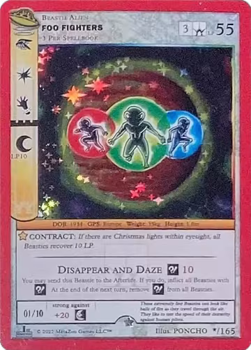 Foo Fighters (Secret) (*/165), First Edition — MetaZoo card price