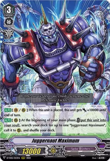 Juggernaut Maximum (D-VS05/053EN), D-VS05: V Clan Collection Vol.5 — Vanguard card price