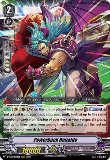 Powerback Renaldo (D-VS05/055EN), D-VS05: V Clan Collection Vol.5 — Vanguard card price