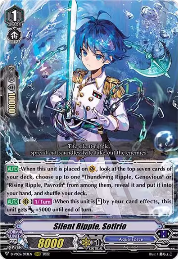 Silent Ripple, Sotirio (D-VS05/073EN), D-VS05: V Clan Collection Vol.5 — Vanguard card price