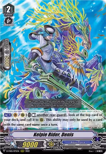Kelpie Rider, Denis (D-VS05/075EN), D-VS05: V Clan Collection Vol.5 — Vanguard card price