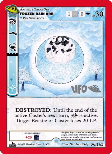 Frozen Rain Orb (036/165) — card price