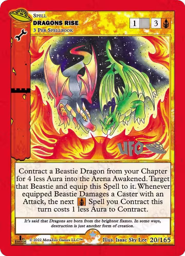 Dragons Rise (020/165), First Edition Spoiler Pack — MetaZoo card price