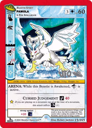 Pamola (015/165), First Edition Spoiler Pack — MetaZoo card price
