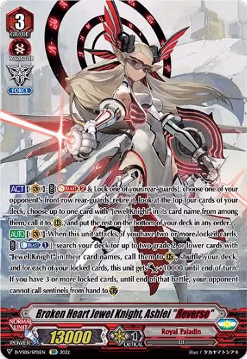 Broken Heart Jewel Knight, Ashlei "Reverse" (SP) (D-VS05/SP01EN), D-VS05: V Clan Collection Vol.5 — Vanguard card price