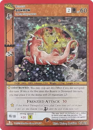 Gowrow (Secret) (*/165), First Edition — MetaZoo card price