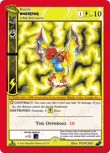 Wakinyan (UFO: First Edition Blister Promo), Miscellaneous Promos — MetaZoo card price