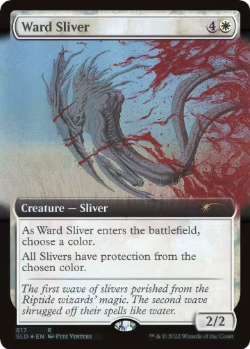 Ward Sliver (Extended Art) (617), Secret Lair Drop Series — Magic card price