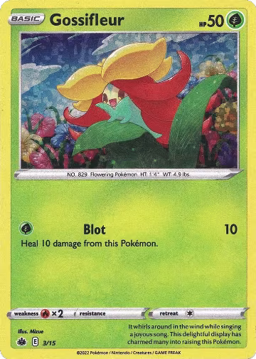 Gossifleur - 3/15 (003/015), McDonald's Promos 2022 — Pokémon card price