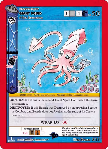 Giant Squid (2/11), First Edition Release Event Deck — MetaZoo card price
