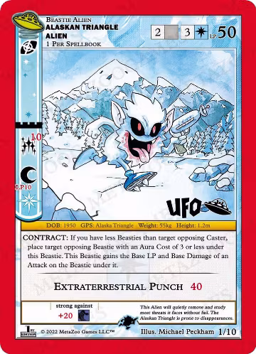 Alaskan Triangle Alien (1/10) — card price