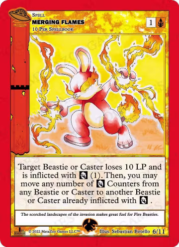 Merging Flames (6/11), First Edition Tribal Theme Decks — MetaZoo card price