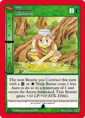 Invigorate (5/9), First Edition Tribal Theme Decks — MetaZoo card price