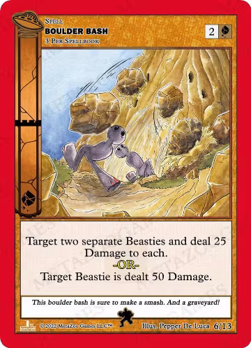 Boulder Bash (6/13), First Edition Tribal Theme Decks — MetaZoo card price
