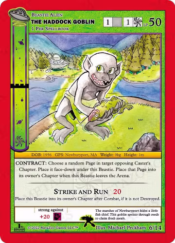 The Haddock Goblin (6/14), First Edition Tribal Theme Decks — MetaZoo card price