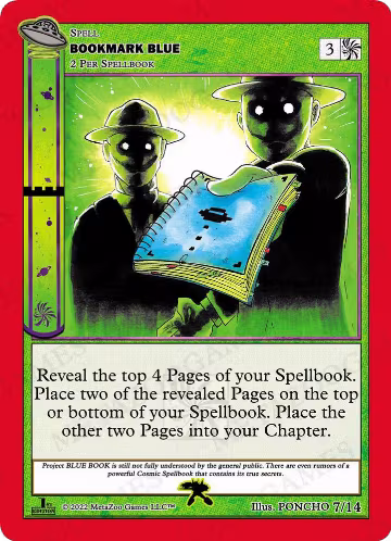 Bookmark Blue (7/14), First Edition Tribal Theme Decks — MetaZoo card price