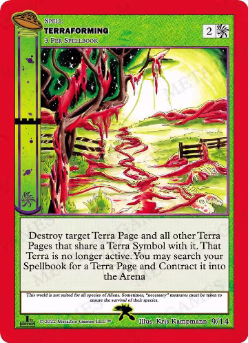 Terraforming (9/14), First Edition Tribal Theme Decks — MetaZoo card price