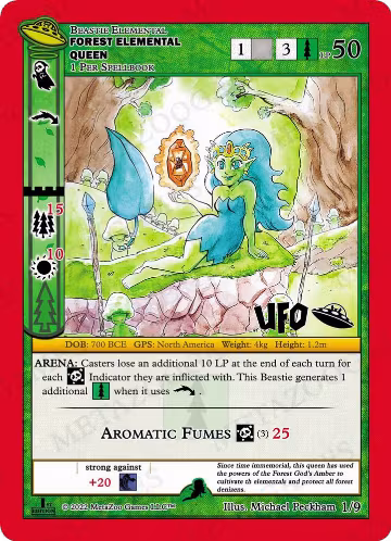 Forest Elemental Queen (1/9) — card price