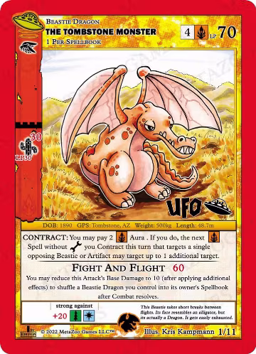 The Tombstone Monster (1/11) — card price
