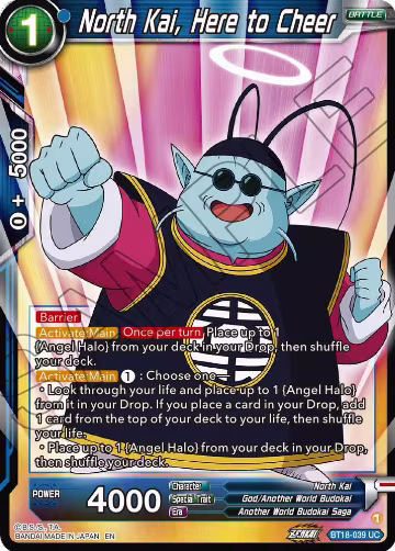 North Kai, Here to Cheer (BT18-039), Dawn of the Z-Legends — DB Super card price