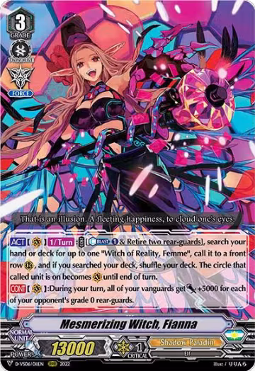 Mesmerizing Witch, Fianna (D-VS06/011EN), D-VS06: V Clan Collection Vol.6 — Vanguard card price
