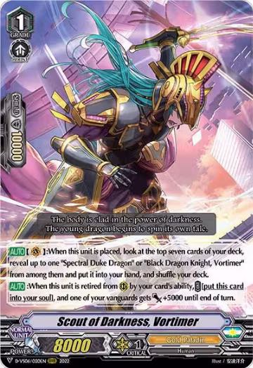 Scout of Darkness, Vortimer (D-VS06/020EN), D-VS06: V Clan Collection Vol.6 — Vanguard card price