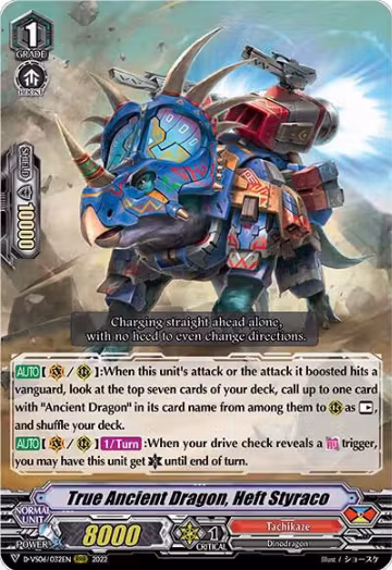 True Ancient Dragon, Heft Styraco (D-VS06/032EN), D-VS06: V Clan Collection Vol.6 — Vanguard card price