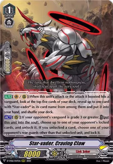 Star-vader, Craving Claw (D-VS06/047EN), D-VS06: V Clan Collection Vol.6 — Vanguard card price