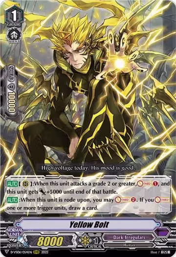 Yellow Bolt (D-VS06/054EN), D-VS06: V Clan Collection Vol.6 — Vanguard card price