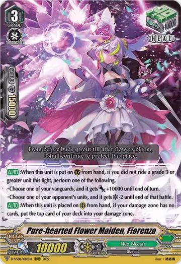 Pure-hearted Flower Maiden, Fiorenza (D-VS06/081EN), D-VS06: V Clan Collection Vol.6 — Vanguard card price