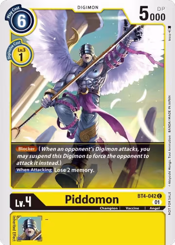 Piddomon (Winner Pack X Record) (BT4-042 C), Great Legend — Digimon card price