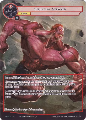 Sprinting Steward (Full Art) (NWE-021 R), A New World Emerges — Force of Will card price