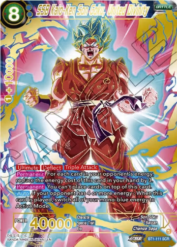 SSB Kaio-Ken Son Goku, United Divinity (SCR) (BT1-111) — card price