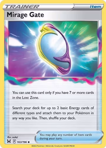 Mirage Gate (163/196), Lost Origin — Pokémon card price