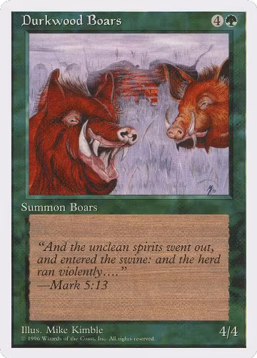 Durkwood Boars, Introductory Two-Player Set — Magic card price