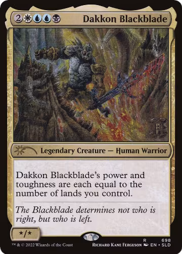 Dakkon Blackblade (698), Secret Lair Drop Series — Magic card price