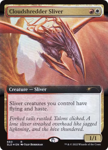 Cloudshredder Sliver (Extended Art) (660), Secret Lair Drop Series — Magic card price