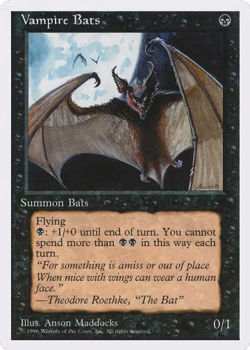 Vampire Bats, Introductory Two-Player Set — Magic card price
