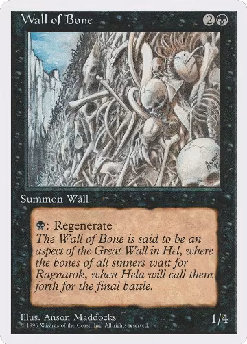 Wall of Bone — card price