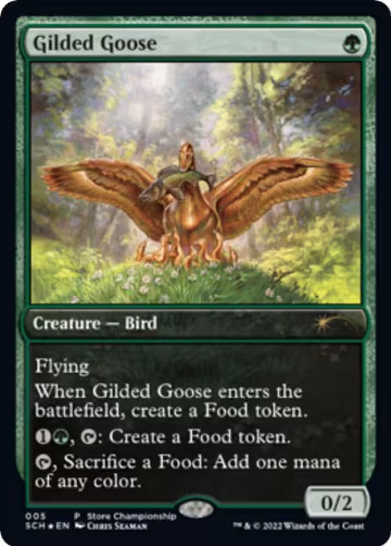 Gilded Goose (5), Game Day & Store Championship Promos — Magic card price