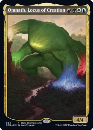 Omnath, Locus of Creation (6), Game Day & Store Championship Promos — Magic card price