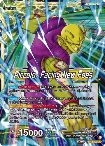 Piccolo // Piccolo, Facing New Foes (BT18-090), Promotion Cards — DB Super card price