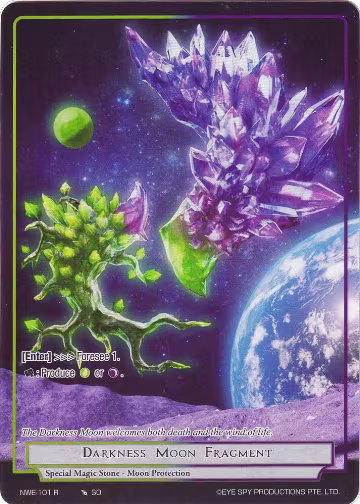 Darkness Moon Fragment (Full Art) (NWE-101 R), A New World Emerges — Force of Will card price